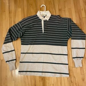 Mens LLBean rugby shirt size L